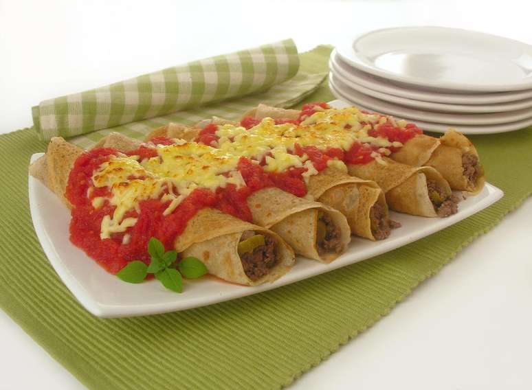 Panqueca de arroz integral com chá verde | Foto: Reprodução