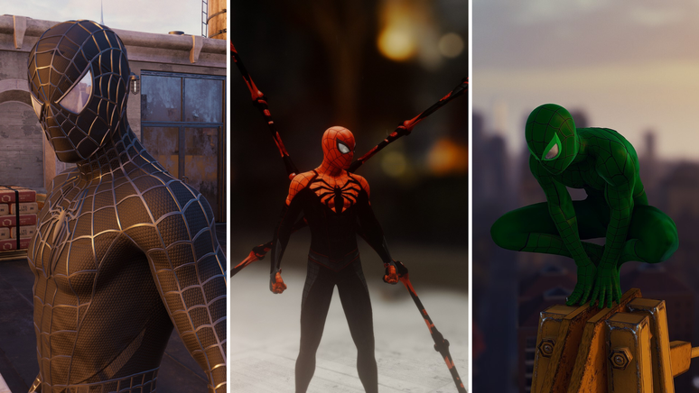 MARVEL'S SPIDER-MAN REMASTERED PS5 - TODAS AS ROUPAS! 