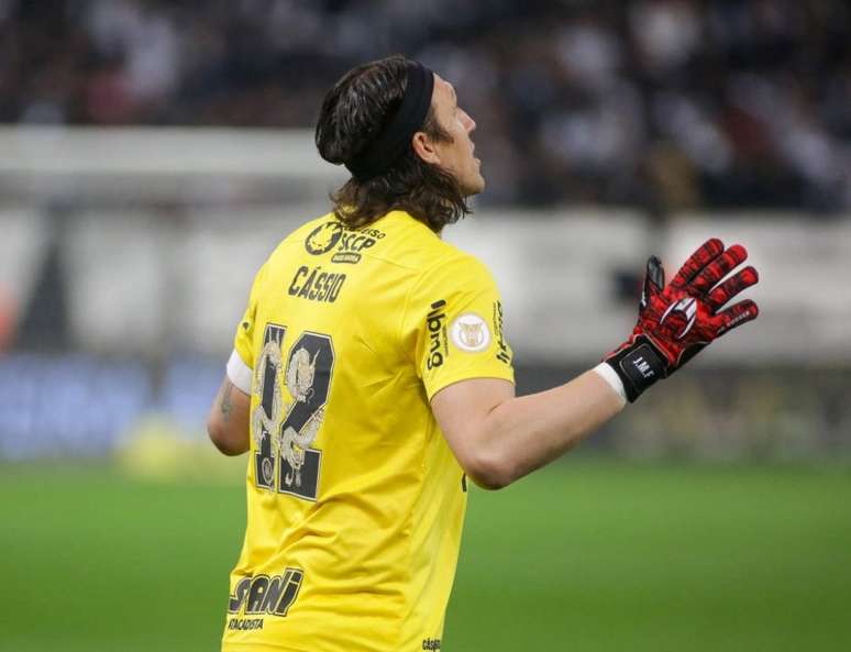 Cássio em campo na última vitória do Timão pelo Brasileiro, contra o Botafogo (Foto: Rodrigo Coca/Ag.Corinthians)