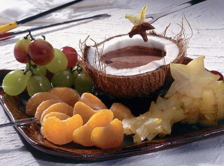 Fondue frio de chocolate | Foto: Reprodução