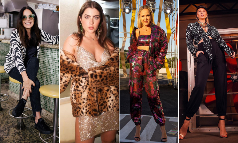 Famosas com looks animal print 