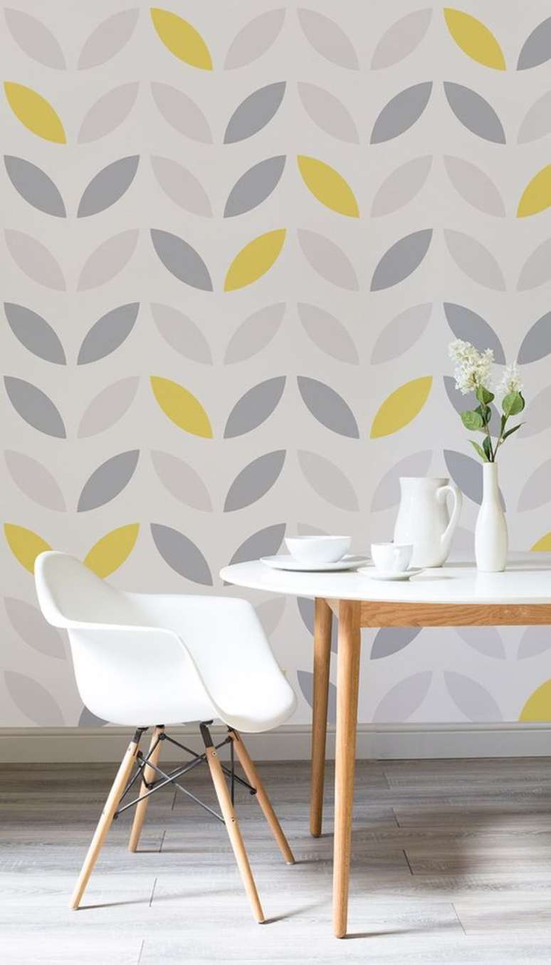 77. Pequenos detalhes na cor amarela fazem toda a diferen&ccedil;a. Projeto de Total Constru&ccedil;&atilde;o