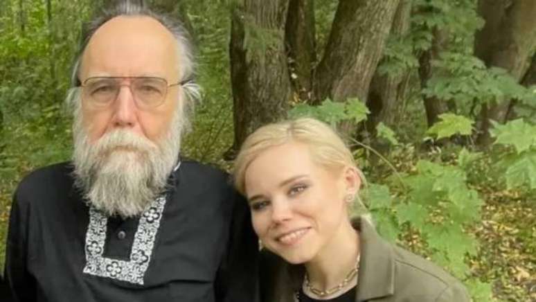 Alexander Dugin com sua filha, Darya Dugina