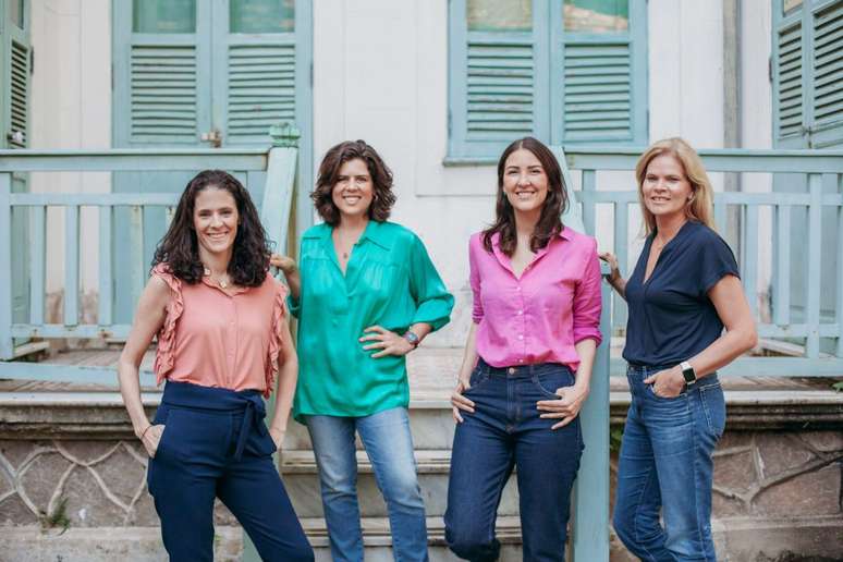 Cofundadoras do Sororit&ecirc;, Erica Fridman, Fl&aacute;via Mello, Mariana Figueiras e Jaana Goeggel