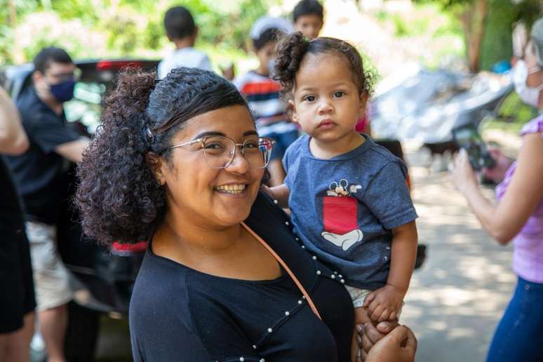 Gilmara Santos mora na comunidade das Travinhas há 8 anos @Arquivo pessoal