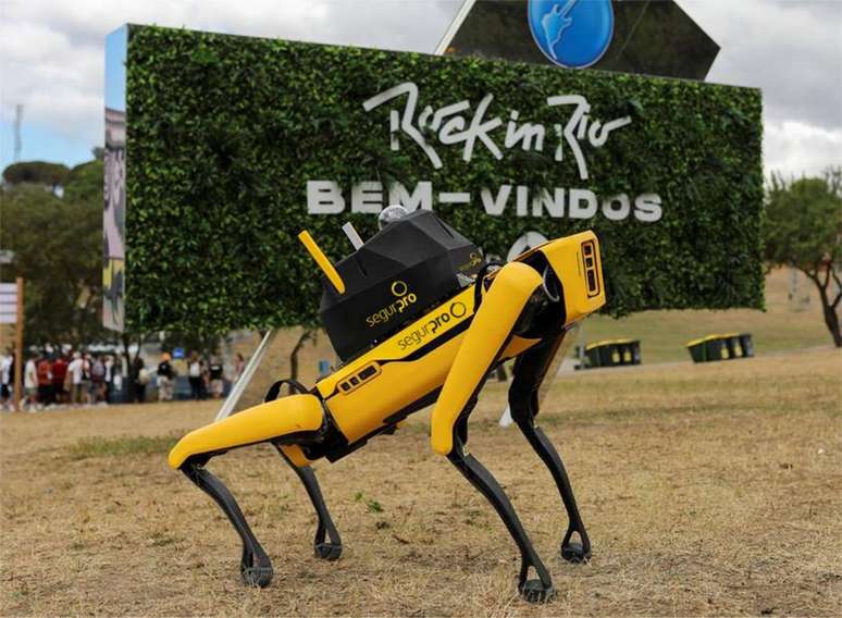 Cão-robô Yellow fará parte da equipe de segurança do Rock in Rio.