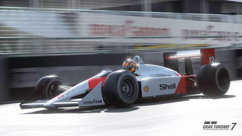 McLaren de Ayrton Senna chega à Gran Turismo 7