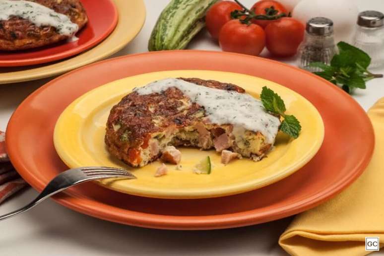 Omelete de abobrinha light | Foto: Guia da Cozinha