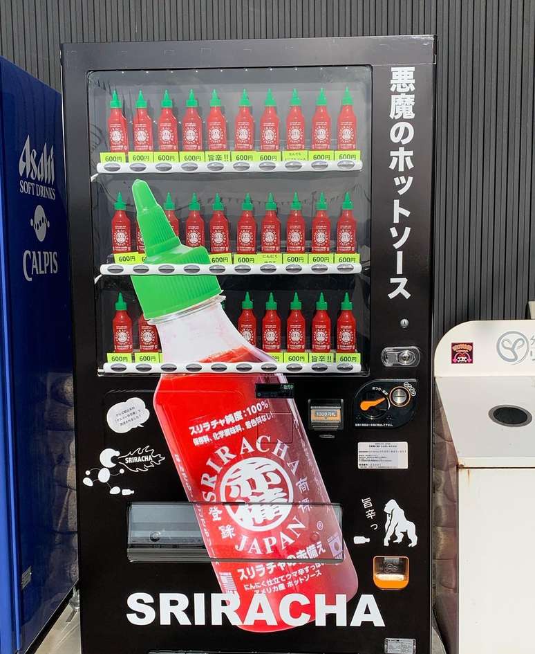 Maquina de venda autom&aacute;tica de pimenta