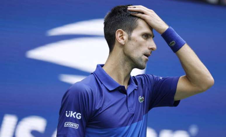 Djokovic durante a edição de 2021 do US Open