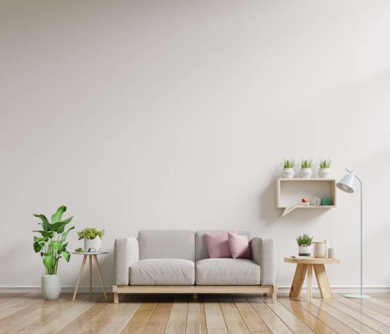 Paredes claras e sem estampas ajudam a trazer mais tranquilidade para a casa &mdash; Shutterstock