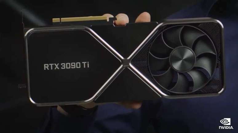 Com litografia 4N da TSMC e aumento significativo na contagem de núcleos CUDA, a família GeForce RTX 4000 pode entregar o dobro de desempenho das antecessoras (Imagem: Reprodução/Nvidia)