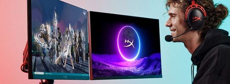 HyperX lança seus primeiros monitores gamers