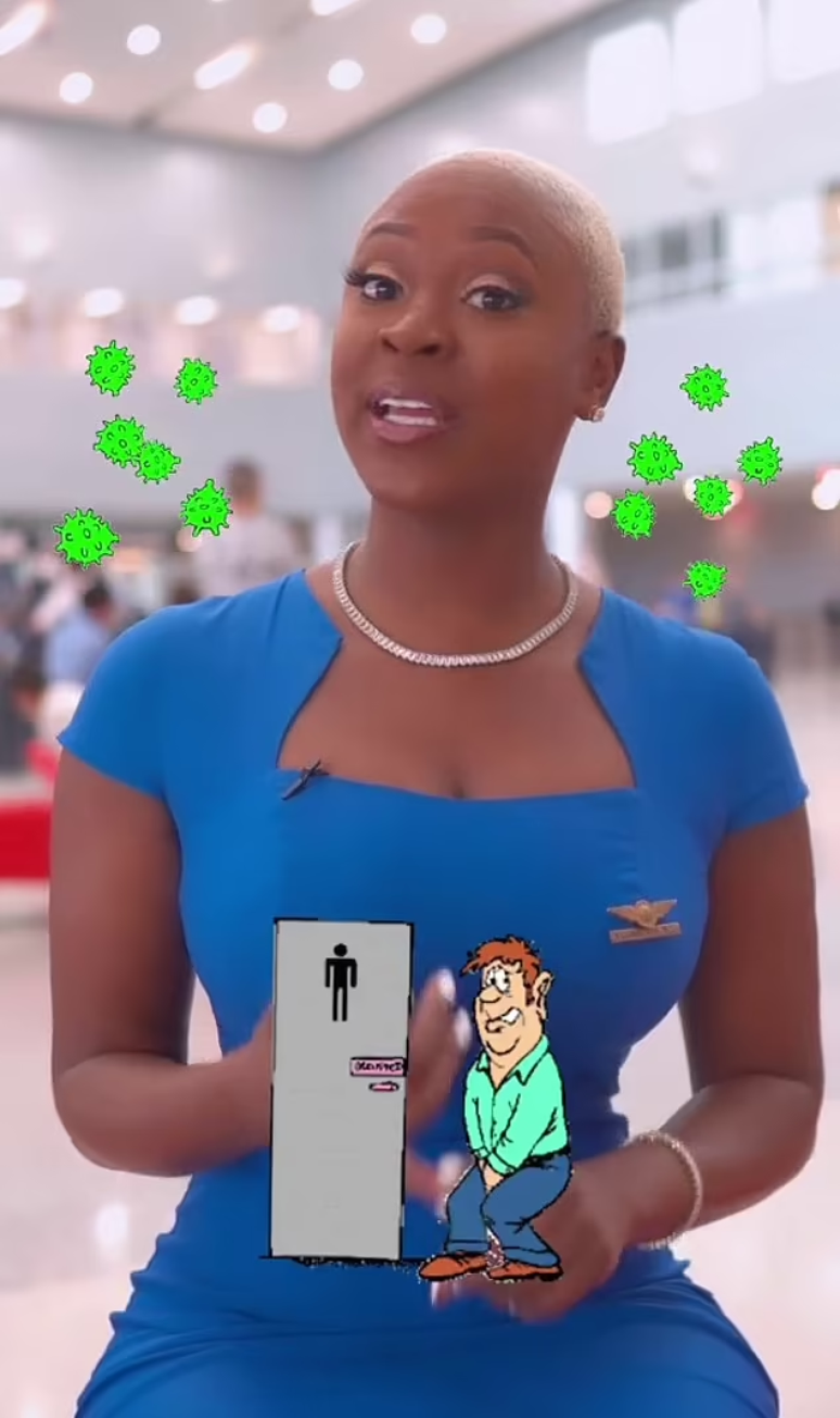 A aeromo&ccedil;a Brenda Orelus revelou que os bolsos do encosto dos assentos s&atilde;o a superf&iacute;cie mais suja de um avi&atilde;o