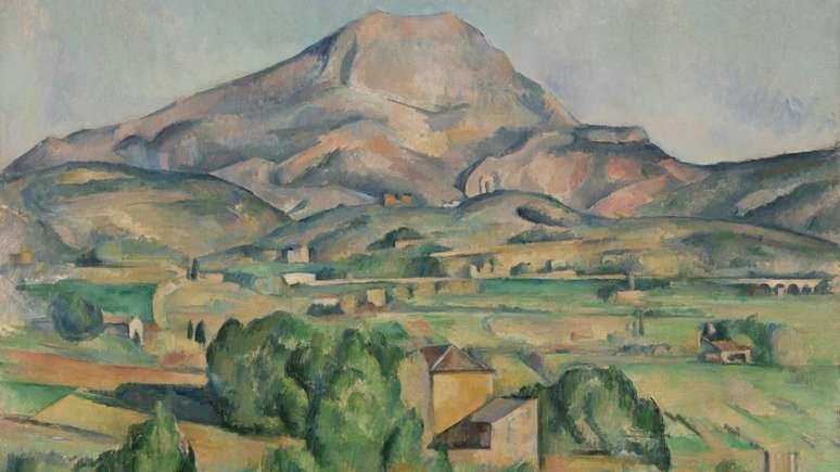 Cézanne pintou várias vezes o Mont Sainte-Victoire, no sul da França — e uma destas obras será incluída no leilão