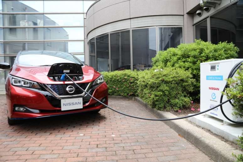 Carro elétrico também vai poder fornecer energia.