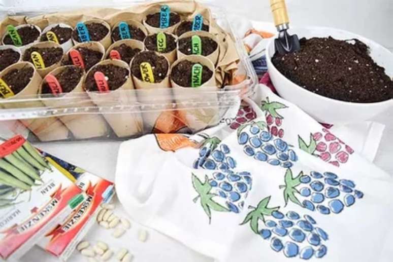 Estufa de itens reciclados