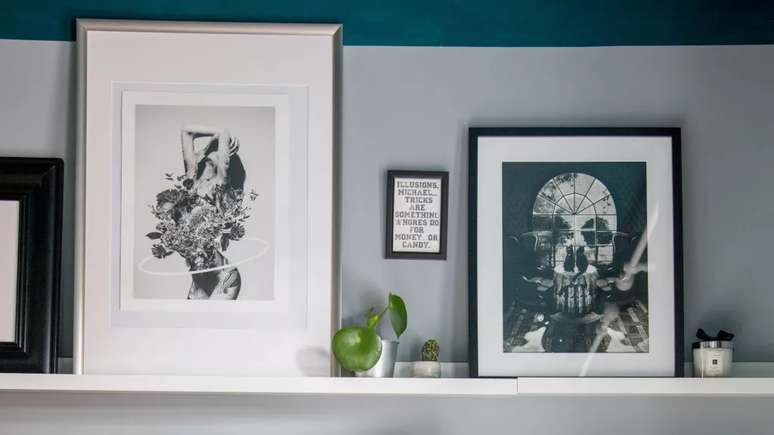 Quadros no quarto: 10 ideias para desenhar sua gallery wall - Casa