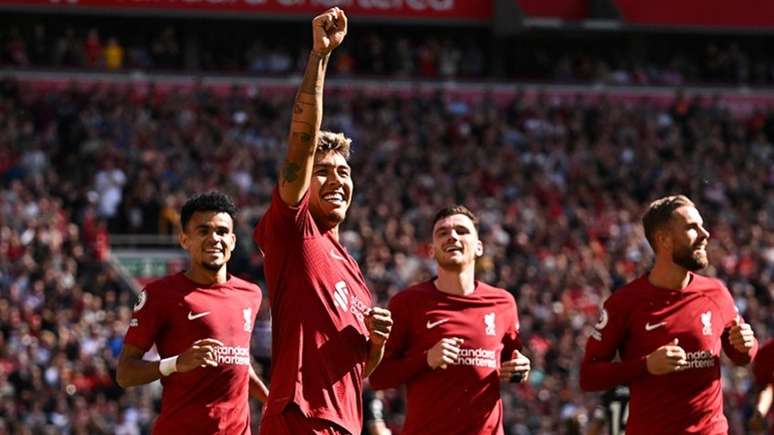 Roberto Firmino se destacou na goleada do Liverpool sobre o Bournemouth (Foto: AFP)