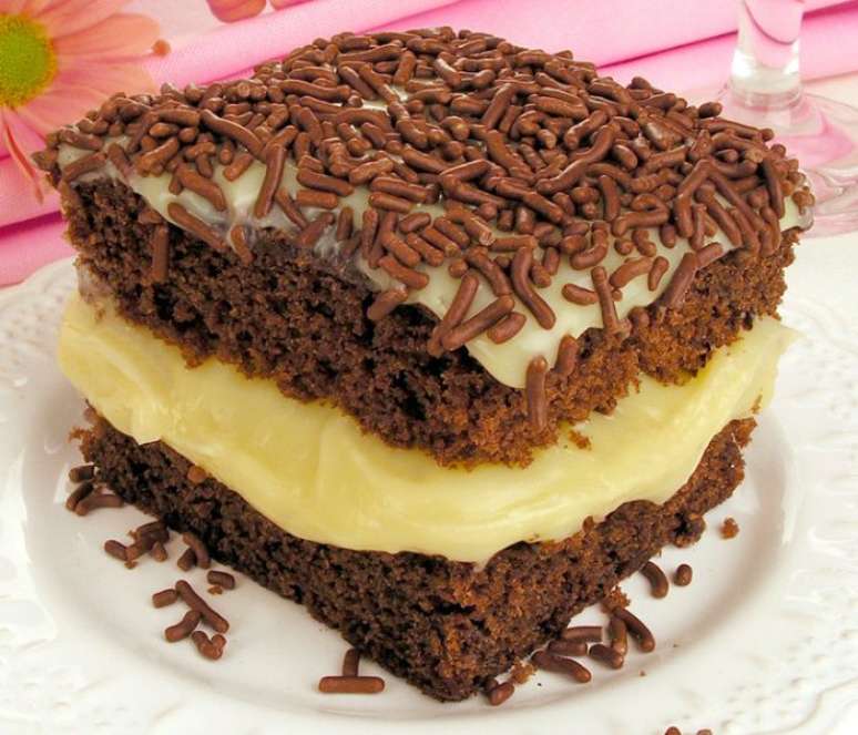 Bolo de chocolate de liquidificador (Reprodu&ccedil;&atilde;o / Guia da Cozinha)