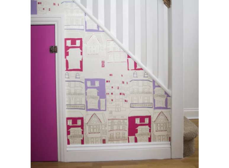 Dê destaque à parede da despensa