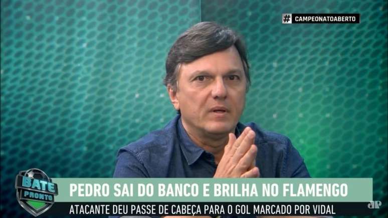 Mauro Cezar analisou a vitória do Flamengo (Reprodução/ Jovem Pan)