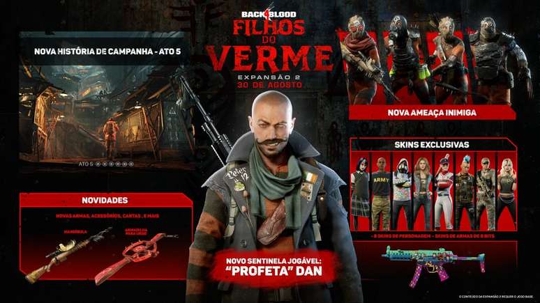 DLC Túneis do Terror é bom motivo para voltar a Back 4 Blood