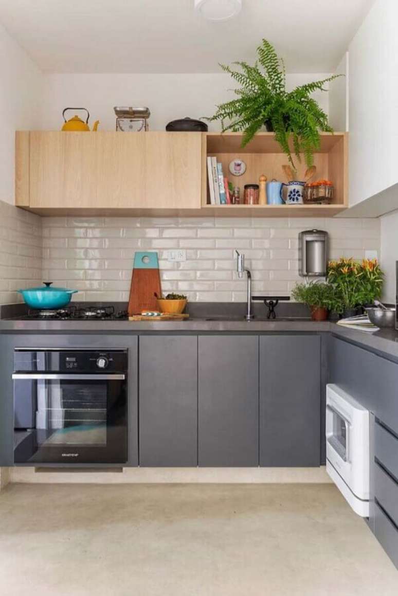 Cozinha Completa: Como Montar e +16 Ideias Funcionais Para Te Inspirar   Decoração cozinha pequena, Decoração cozinha, Decoração de cozinha simples