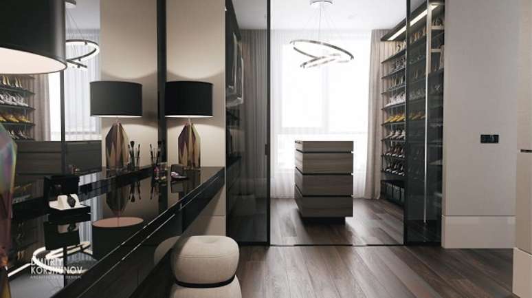 27. Ideias de closet planejado para quarto &ndash; Foto Dmitiy Korshunov