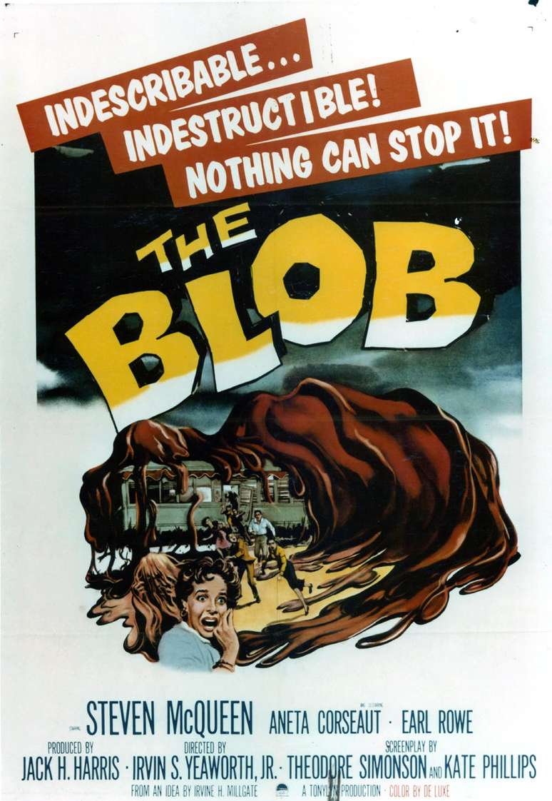 Clássico filme The Blob serviu de inspiração para nomear popularmente o bolor limoso