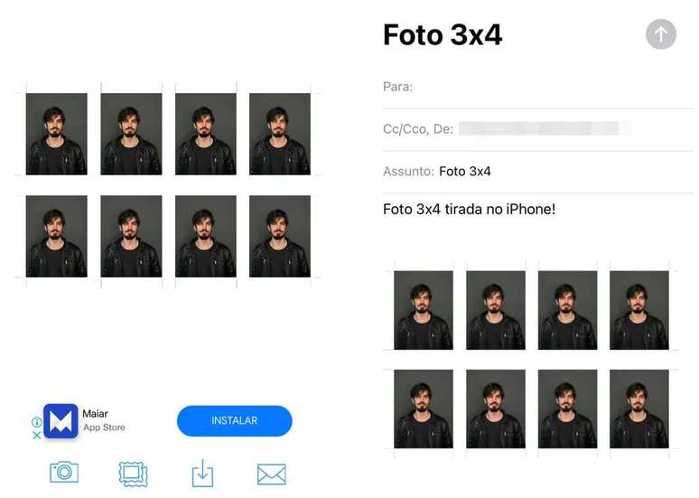 Como tirar foto 3x4 no iPhone 3 apps para iOS
