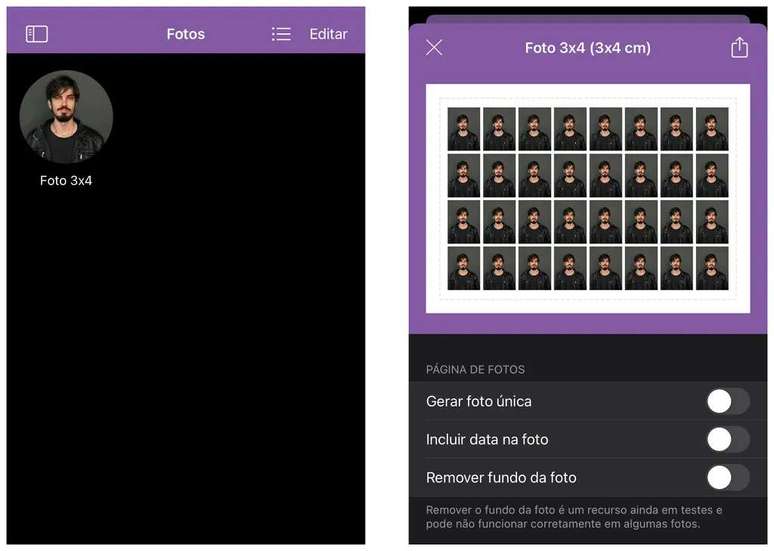Como tirar foto 3x4 no iPhone 3 apps para iOS