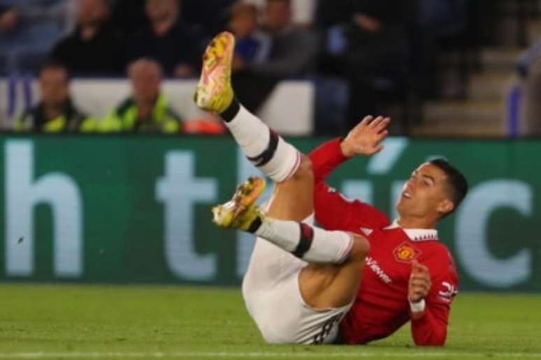 CR7 não deixou o Manchester United até o fim da janela (Foto: GEOFF CADDICK / AFP)