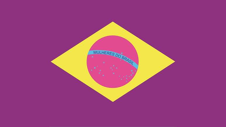 A artista acaba de participar da mostra SP-Arte: Rotas Brasileiras com cinco obras que repensam a bandeira nacional, que tem sido sinônimo de um discurso de ódio por parte de partidos políticos