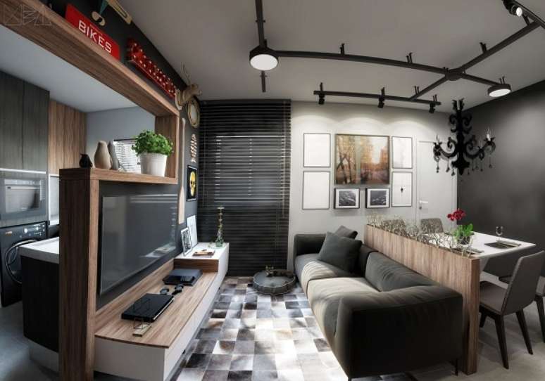 11. Loft estilo industrial pequeno &ndash; Foto Uba Arquitetura