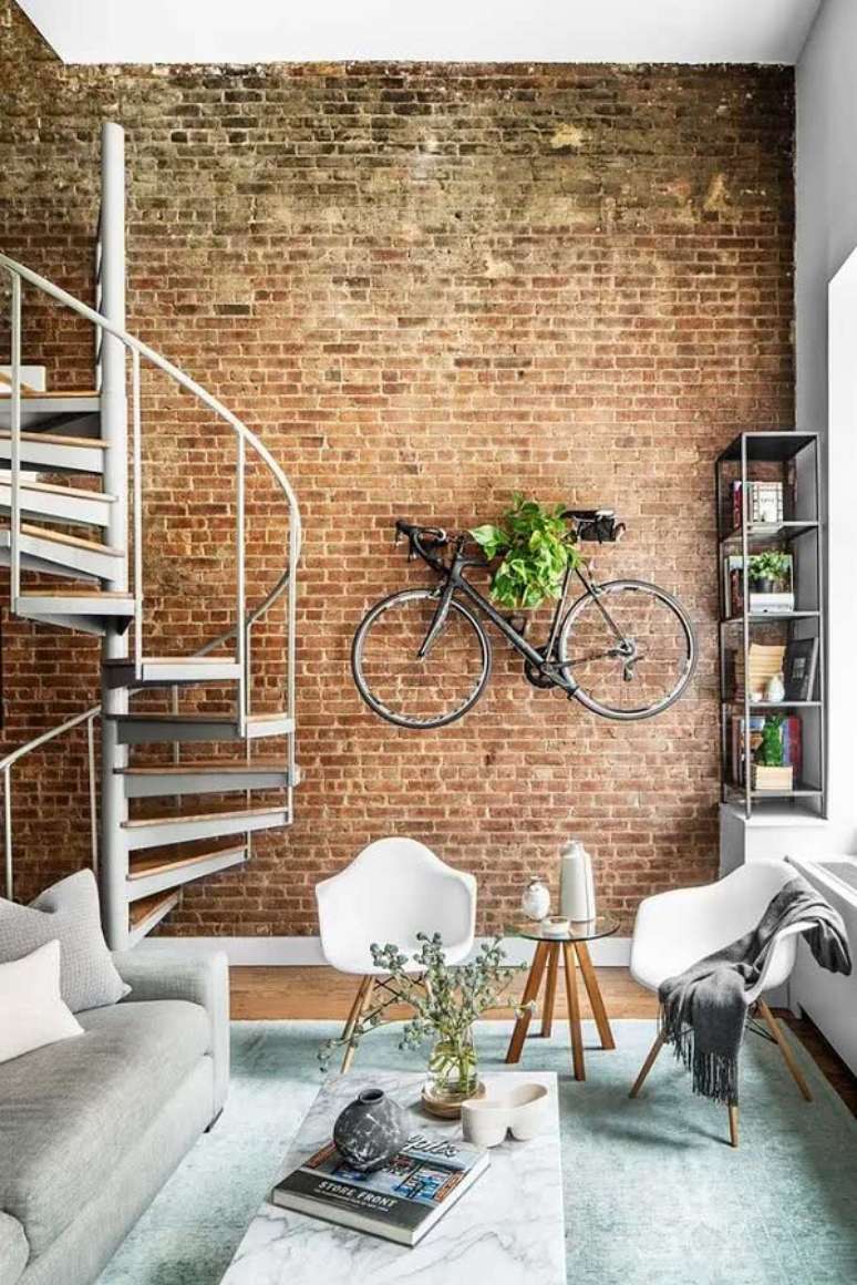 81. Decora&ccedil;&atilde;o de loft pequeno e charmoso &ndash; Foto Decor Facil