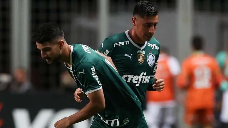 Flaco López e Merentiel precisam corresponder expectativas criadas no Palmeiras (Foto: Cesar Greco/Palmeiras)