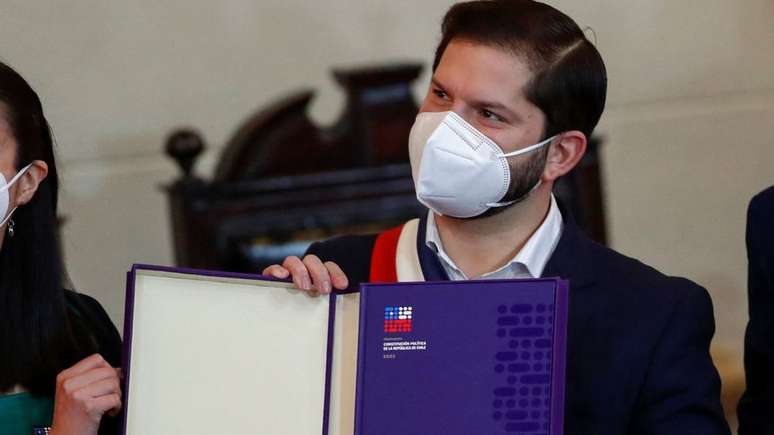 'Sejamos conscientes do momento hist&oacute;rico que vivemos', disse o presidente Gabriel Boric