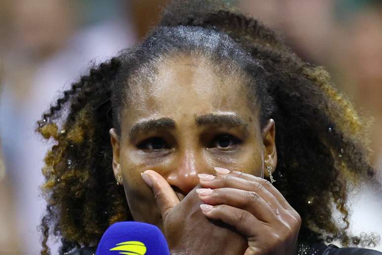 Serena se emocionou