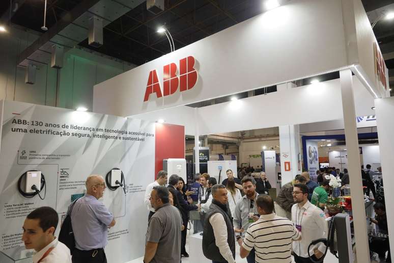 Estande da ABB no evento VE.