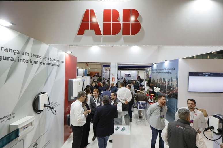 Estande da ABB no evento VE.