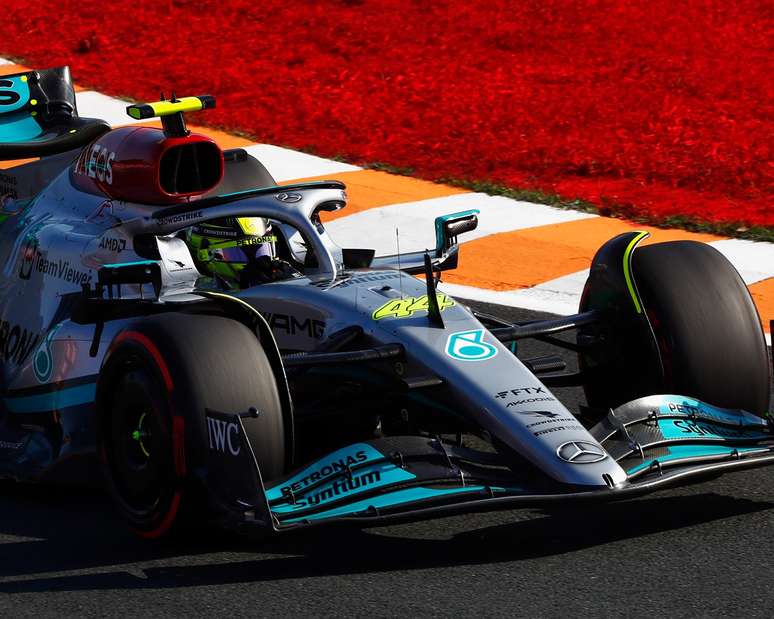 Lewis Hamilton na classificação para o GP da Holanda