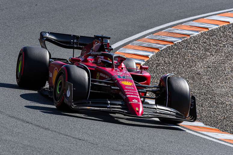 Charles Leclerc na classificação para o GP da Holanda