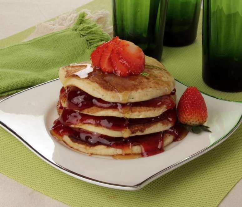 Panqueca americana (Reprodu&ccedil;&atilde;o / Guia da Cozinha)