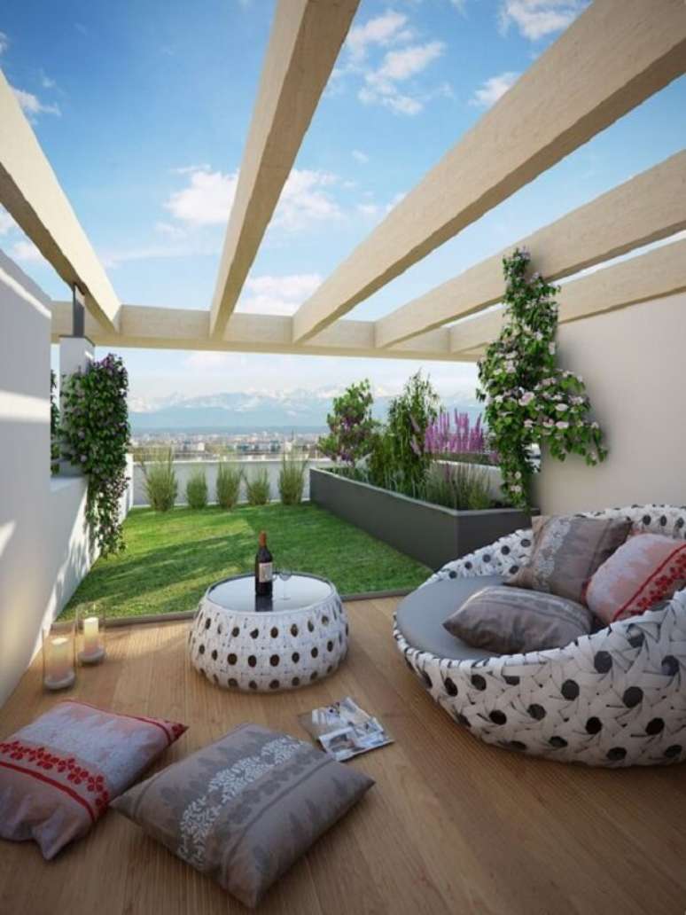 32. Casa com terra&ccedil;o moderno &ndash; Foto Homify