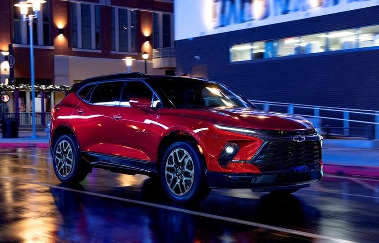 Chevrolet Blazer: visual da dianteira será base da nova Montana. 