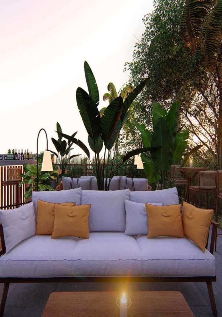 51. Sof&aacute; para casa com terra&ccedil;o aberto &ndash; Foto Decor Facil