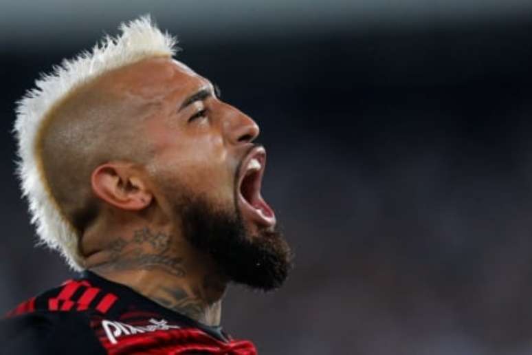 Vidal soltou a voz no Rock in Rio (Foto: Gilvan de Souza/Flamengo)