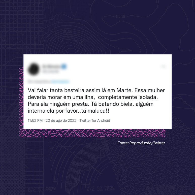  Para essa matéria, foram analisados manualmente mais de 10 mil tweets coletados entre 17 e 22 de agosto.