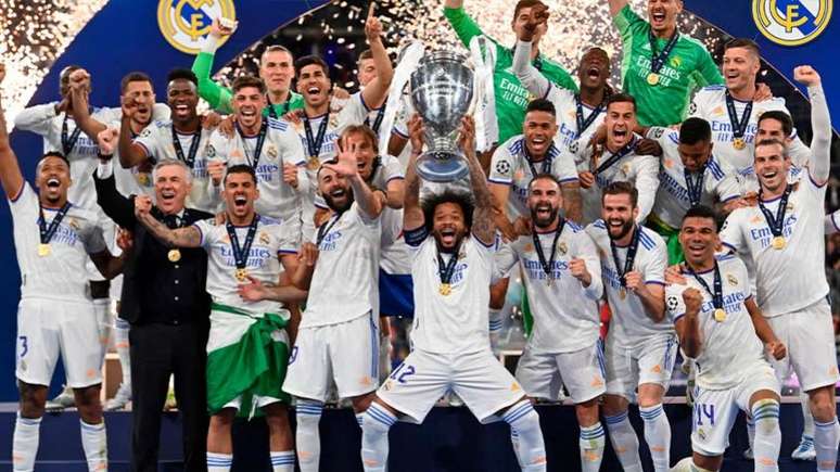 Real Madrid possui 14 títulos de Uefa Champions League (Foto: Paul ELLIS / AFP)